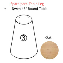 Spare Part-Dwen 46" Round Table Base - The Pop Maison