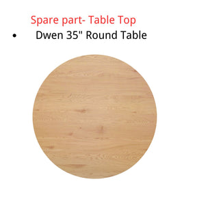 Spare Part-Dwen 35" Round Table Top - The Pop Maison
