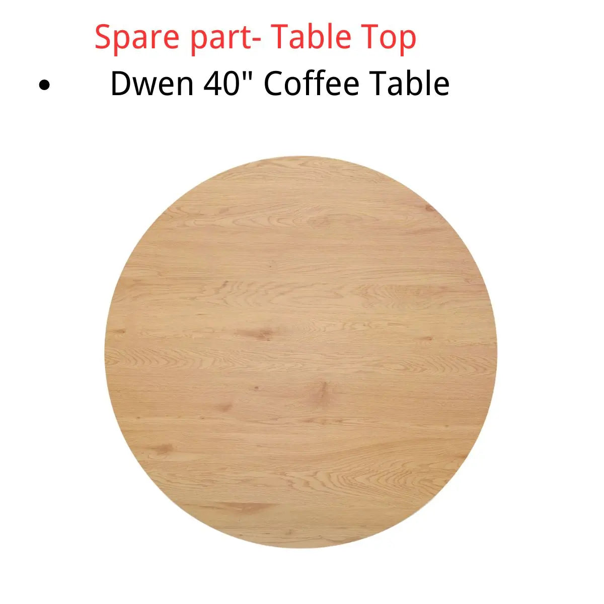 Spare Part-Dwen 40" Coffee Table Top - The Pop Maison