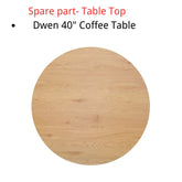 Spare Part-Dwen 40" Coffee Table Top - The Pop Maison