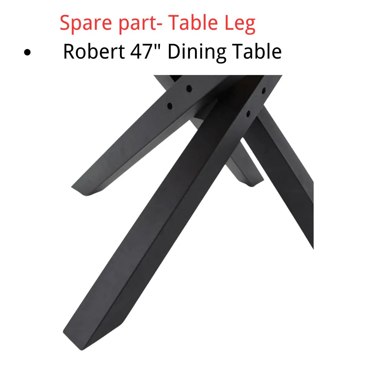 Spare Part-Robert 47'' Round Dining Table Leg - The Pop Maison
