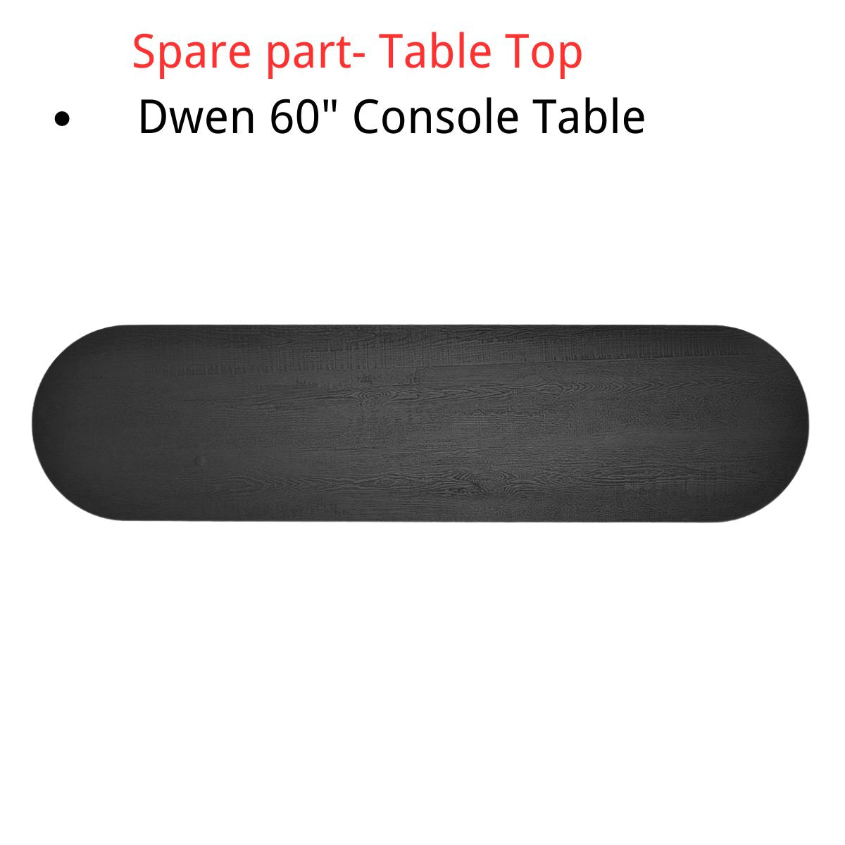Spare Part-Dwen 60" Console Table Top - The Pop Maison