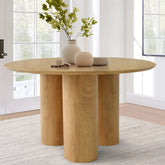 Athens 45" Roman Column Round Dining Table The Pop Maison