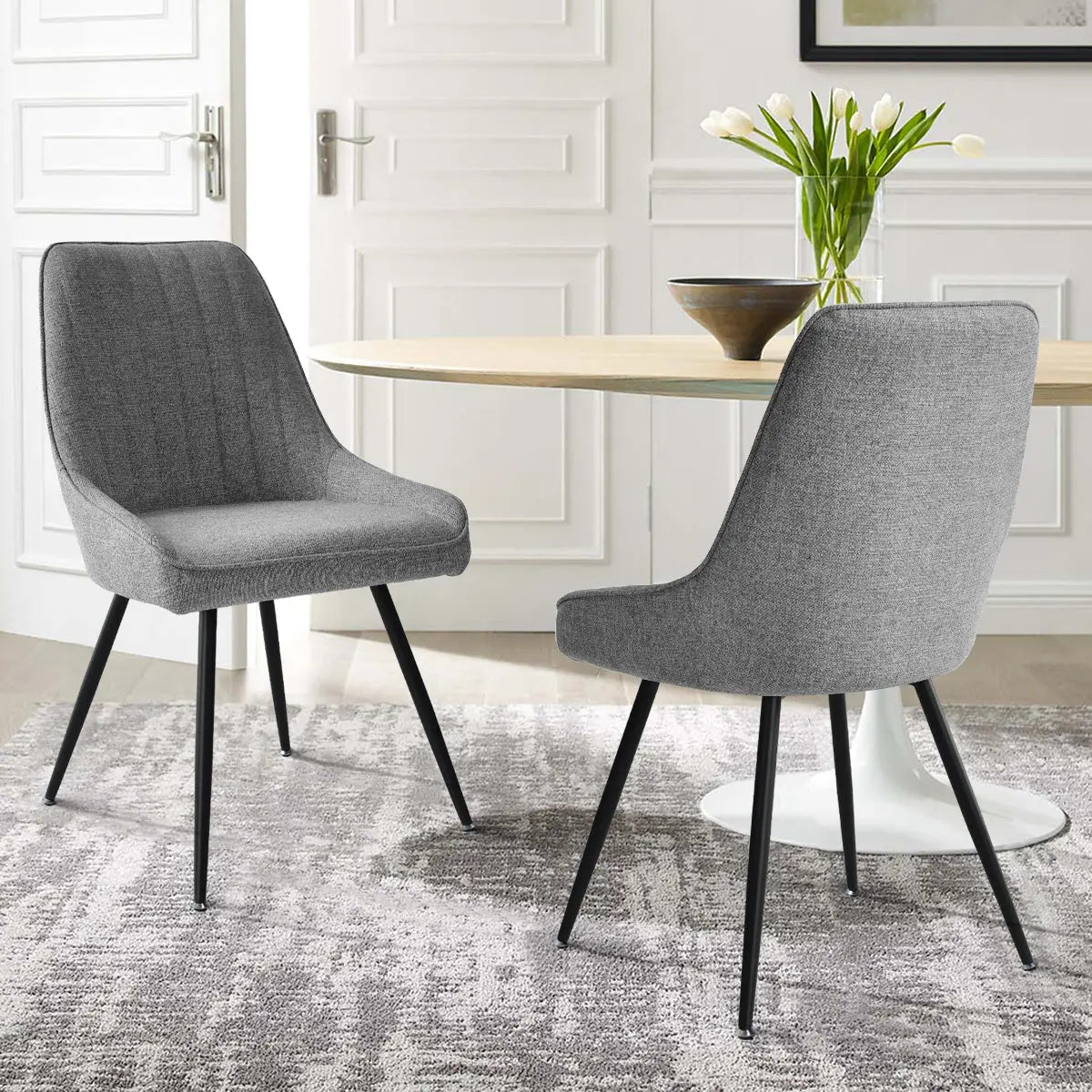 Boston Dining Chair (Set of 2) The Pop Maison