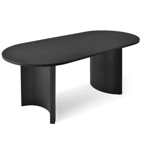 Dwen 79" Oval Dining Table The Pop Maison