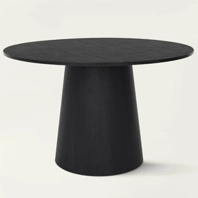Edwin 46" Black Table & Edwin Armchair, 5-piece Black Dining Set The Pop Maison