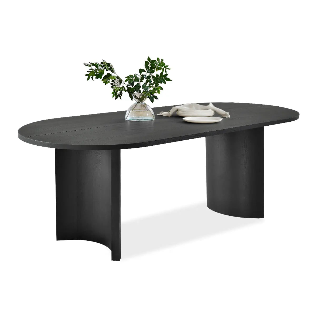 Dwen 79" Oval Dining Table The Pop Maison