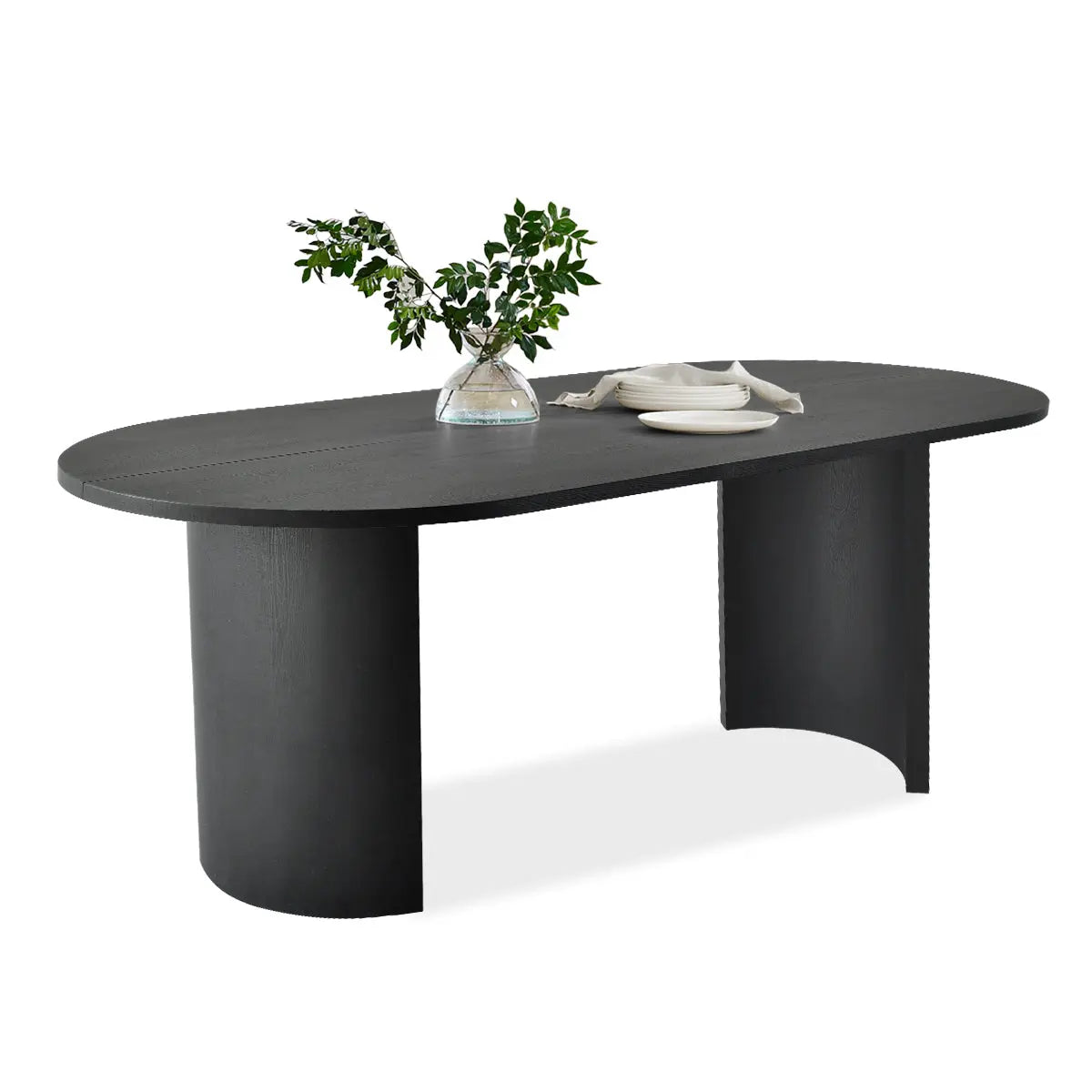 Dwen 79" Oval Dining Table The Pop Maison