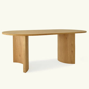 Dwen 79" Oval Dining Table The Pop Maison