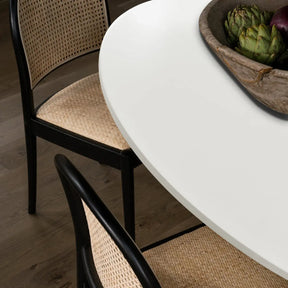 Harris Oval White Dining Table The Pop Maison