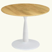 Harrison 35'' Pedestal Round Dining Table The Pop Maison
