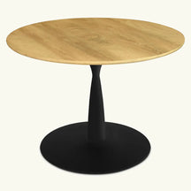 Harrison 35'' Pedestal Round Dining Table The Pop Maison