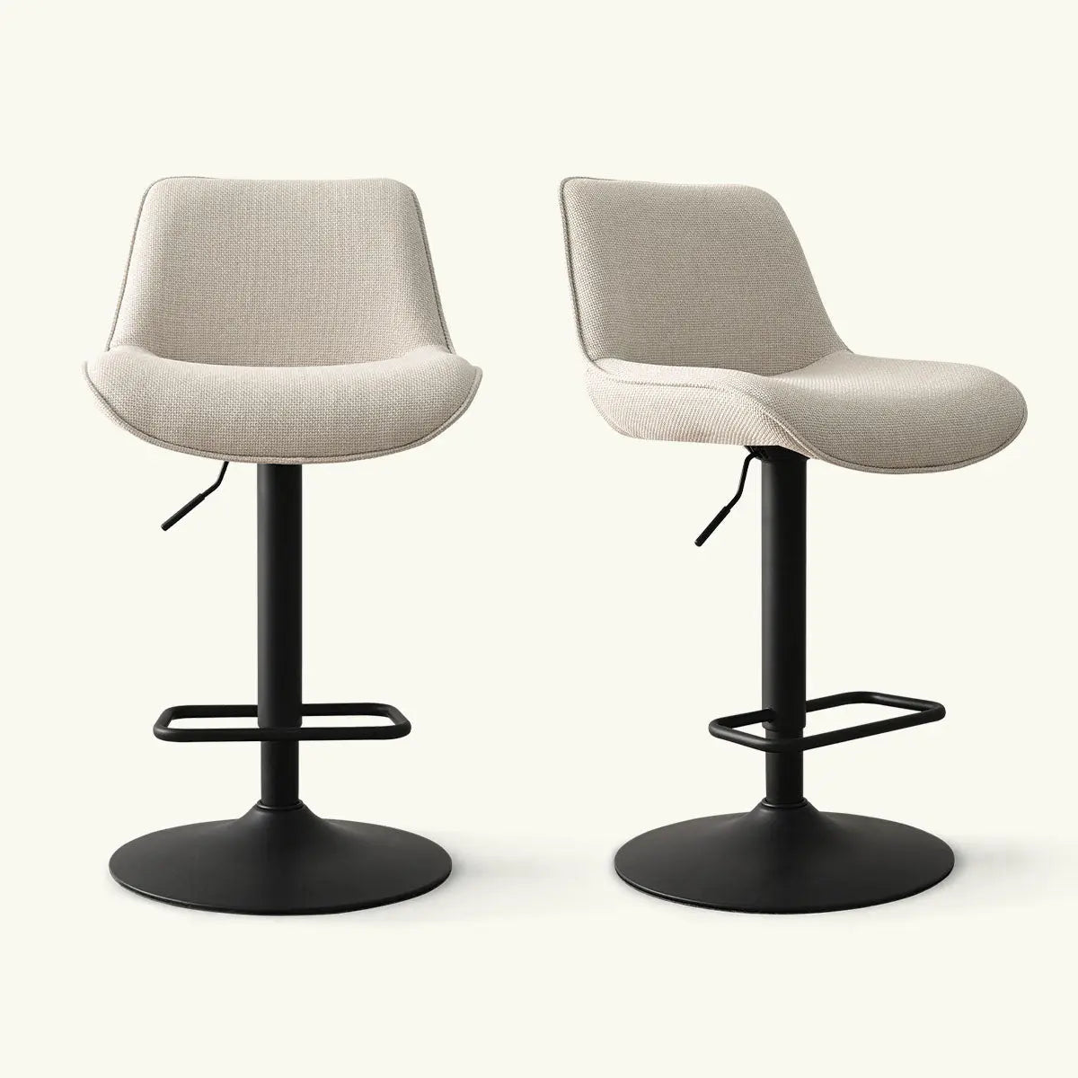 Hunter Swival Adjustable Stools , Set of 2 for Small Spaces - The Pop Maison