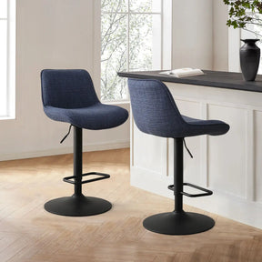 Hunter Swival Adjustable Stools , Set of 2 for Small Spaces - The Pop Maison