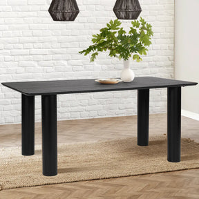 JOHSON 67" Wooden Dining Table The Pop Maison