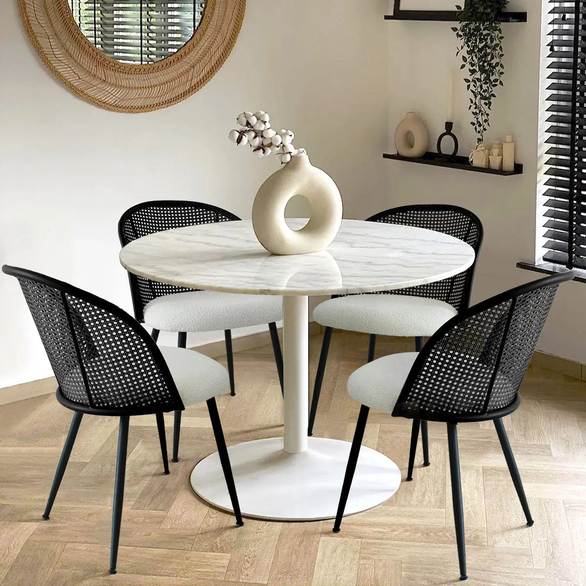 Jules-Dining Chair (Set of 4 ) The Pop Maison