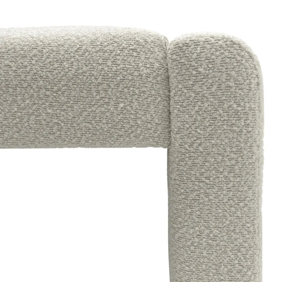 Kaia 47"W Boucle Bench The Pop Maison