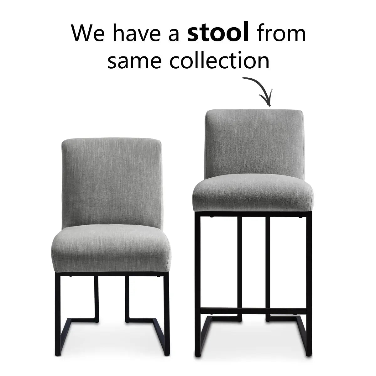 Maison Counter Stool - Set of 2 for Stylish Kitchen or Bar Seating - The Pop Maison