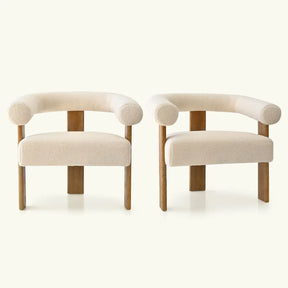 Maye Upholstered Armchair(Set of 2) The Pop Maison