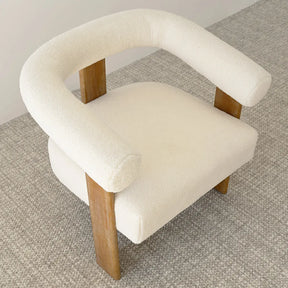 Single Maye Upholstered Armchair The Pop Maison