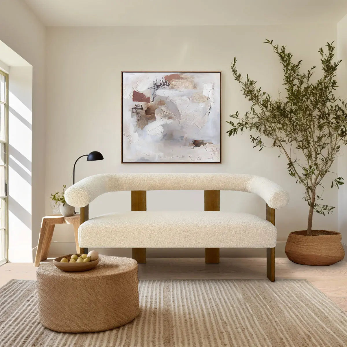 Maye 54" Upholstered  Loveseat The Pop Maison