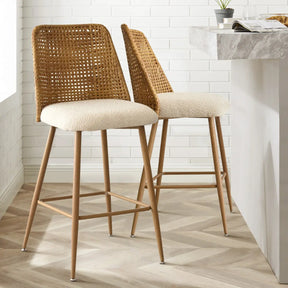 Nice Boucle Counter Stool Set Of 4 The Pop Maison