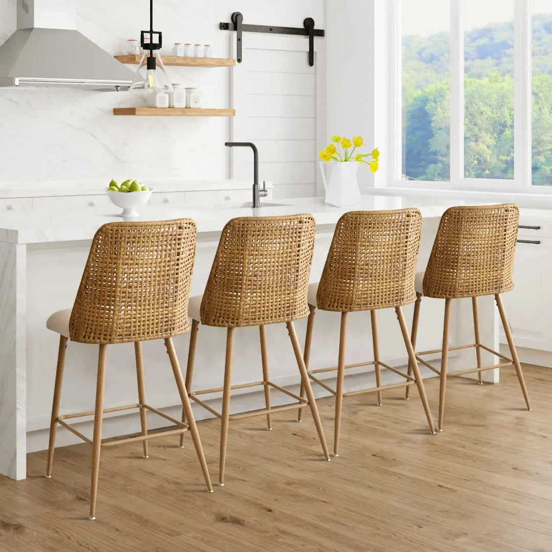 Nice Boucle Counter Stool Set Of 8 The Pop Maison