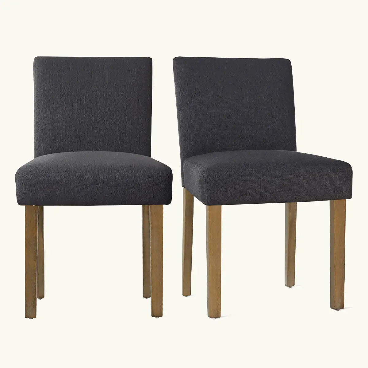 North Linen Blend Dining Chair (Set of 2) The Pop Maison