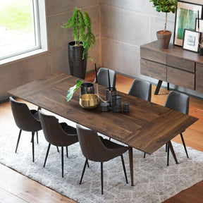 Odense 95" L Rectangular Extendable Dining Table The Pop Maison