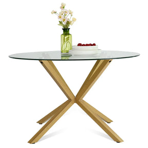 Oliver 39" Pedestal Dining Table The Pop Maison