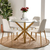 Oliver Oak & Oslo Oak  5pcs Dining Set The Pop Maison