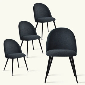 Rhon Bouclé Modern Dining Chair (Set of 4)