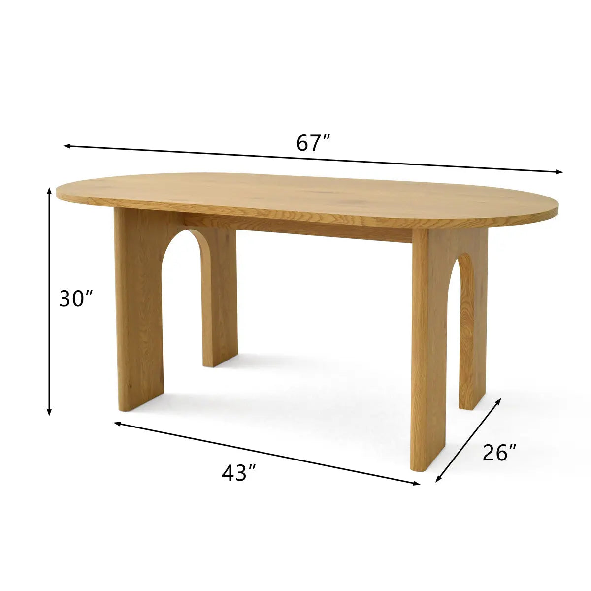 Spare Part-Roma 67'' Dining Table Top The Pop Maison