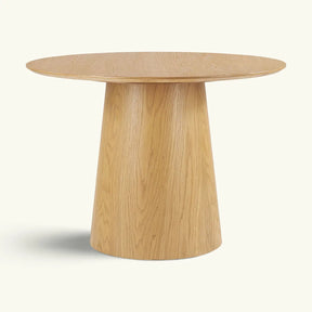 Saigong 42" Wooden Dining Table, Round Table For Small Apartment The Pop Maison