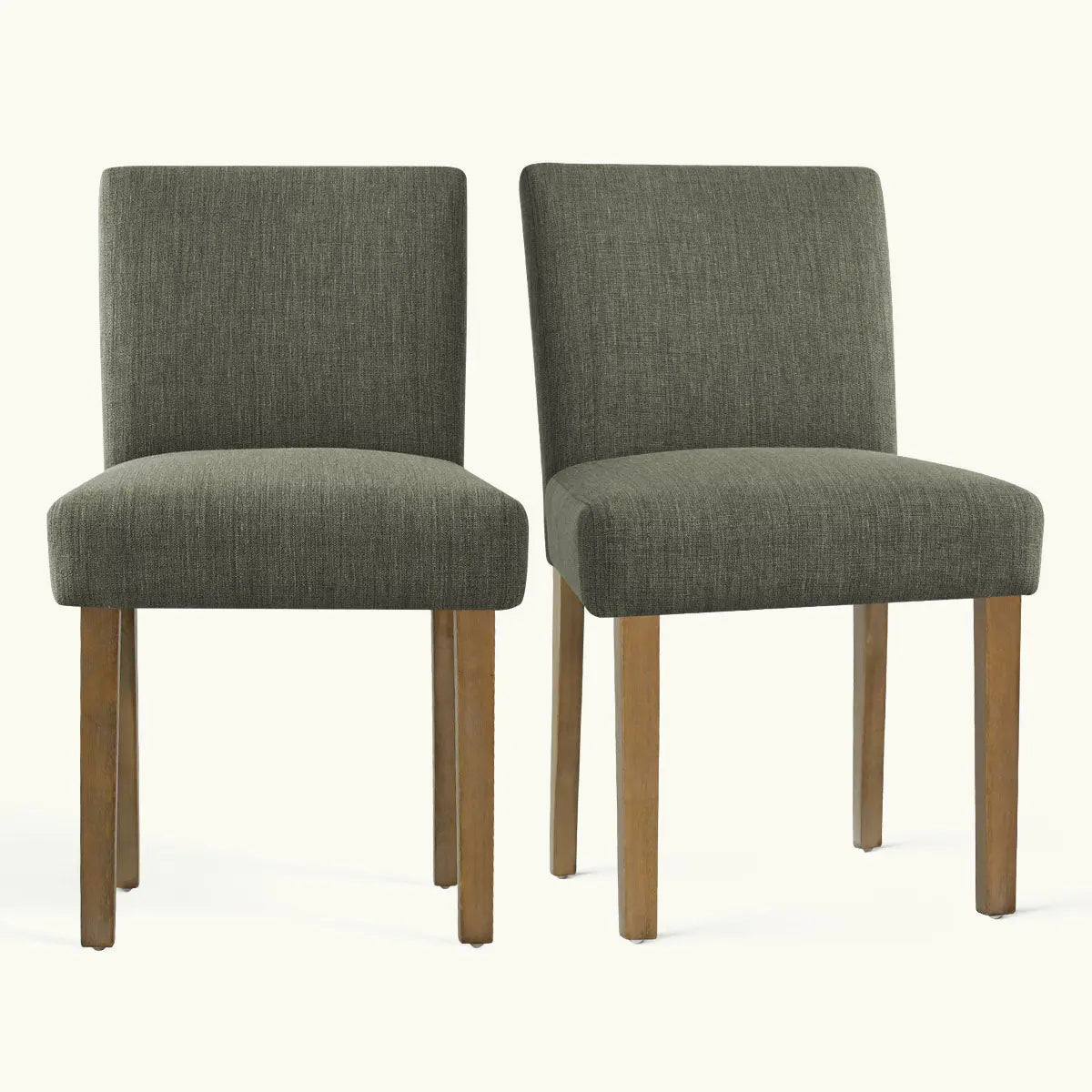 North Linen Blend Dining Chair (Set of 2) The Pop Maison