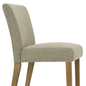 North Linen Blend Dining Chair (Set of 2) The Pop Maison