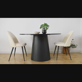 Dwen Cone 46" Round Dining Table - High-Quality Modern Dining Table