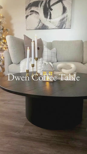 Dwen 40" Round Coffee Table - Ideal Table for Coffee and Living Room