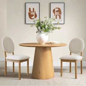 Maye Boucle Dining Chair (Set of 2) The Pop Maison