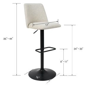 Bruno Swivel Adjustable Stool (Set of 2)