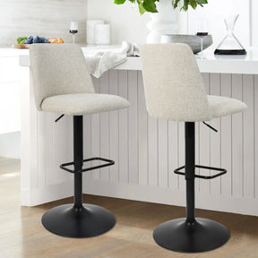 Bruno Swivel Adjustable Stool (Set of 2)