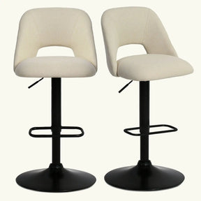 Edwin Adjustable Bar Stool (Set of 2)