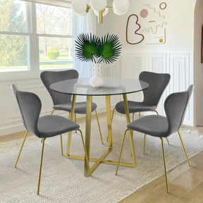 Flavia 4 - Person Glass Dining Set