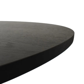 Jones 43" Black Round Dining Table