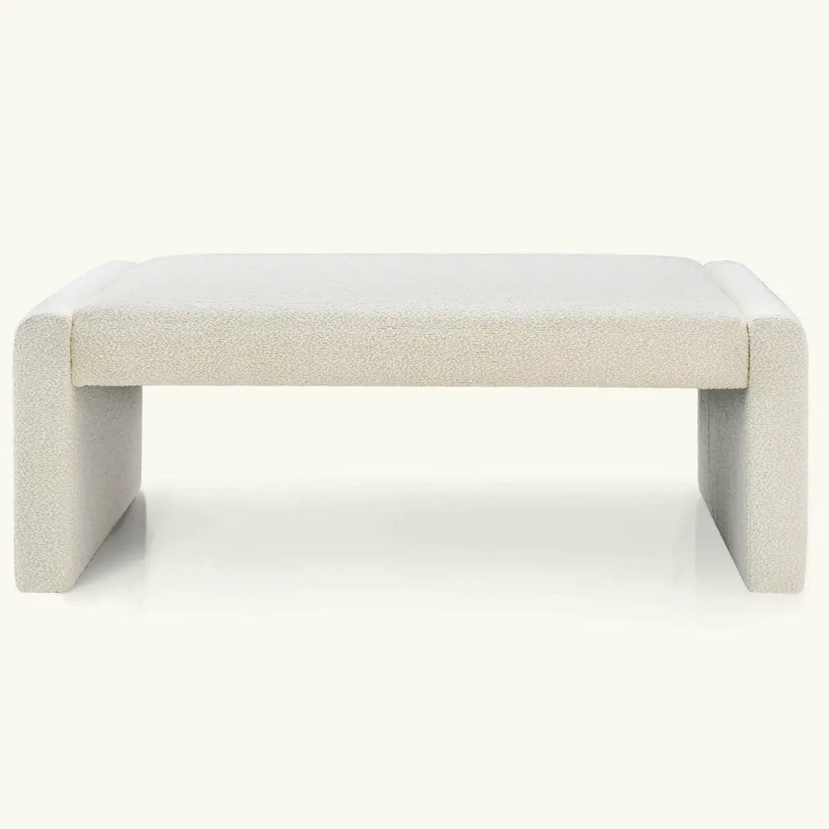 Kaia 47" Sherpa Bedroom Bench - Cozy and Stylish Furniture Addition