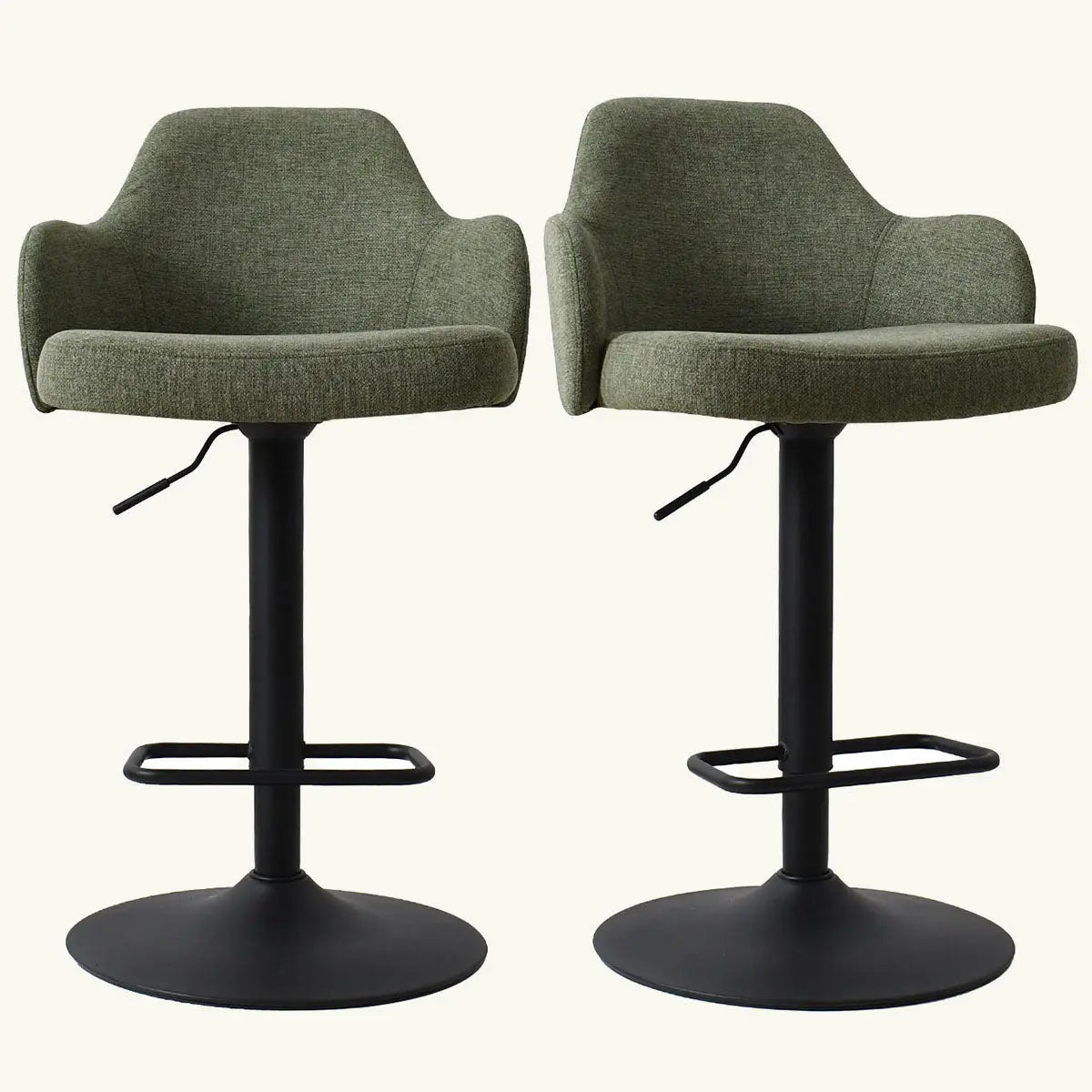 Mars Swivel Adjustable Stool (Set of 2)