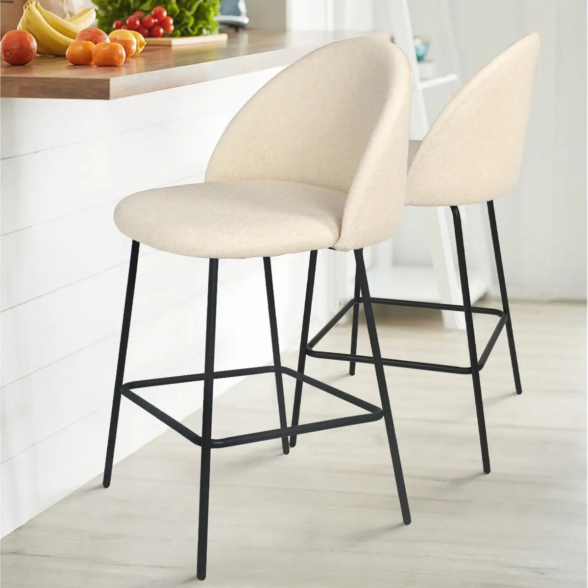 Nano 25“H Modern Counter Stool (Set of 2)