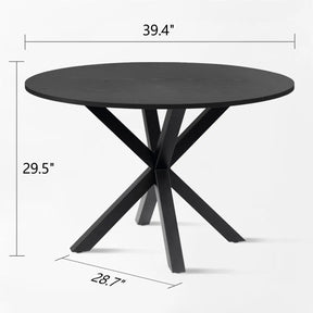 Oliver 39" Pedestal Dining Table - Round, Stylish, and Versatile
