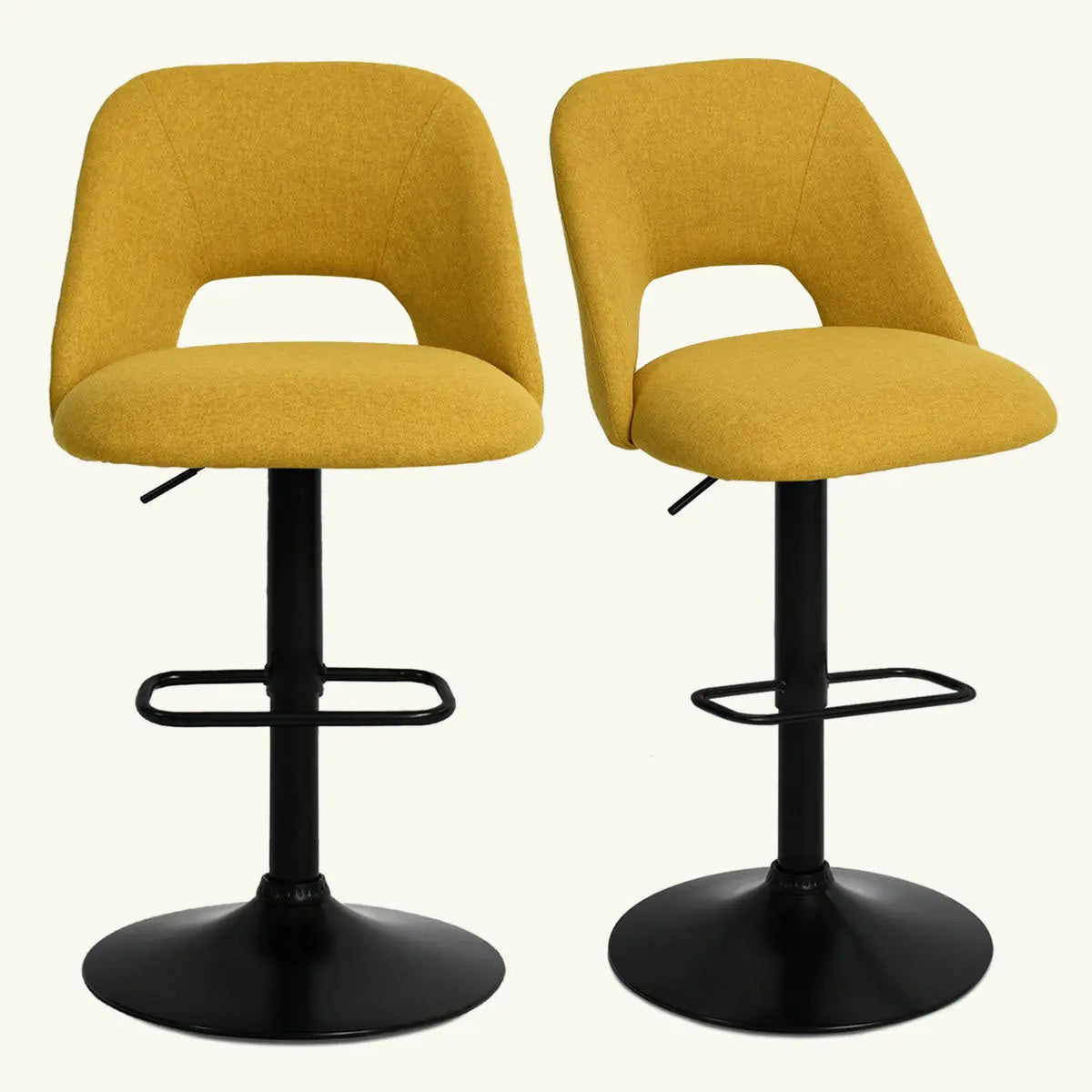 Edwin Adjustable Bar Stool (Set of 2)