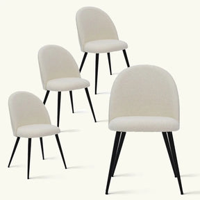 Rhon Bouclé Modern Dining Chair (Set of 4)